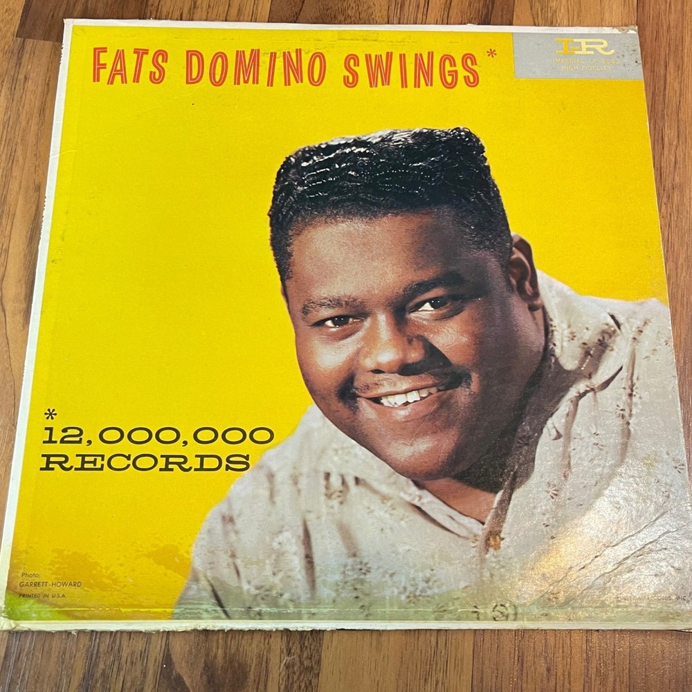 Fats Domino Swings Vinyl LP Imperial LP-9062 Rock and Roll 12" Record Vintage